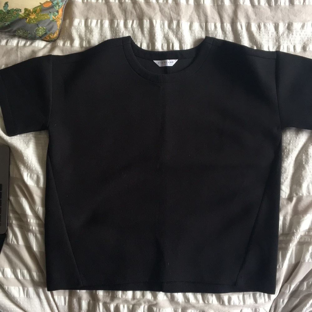 Everlane Black Short-sleeved Top- M